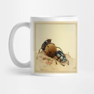 Vintage Dung Beetles Mug